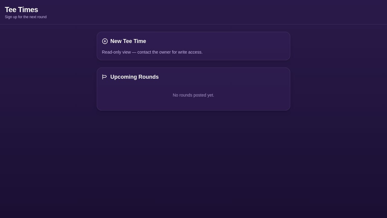 tee-time-signup